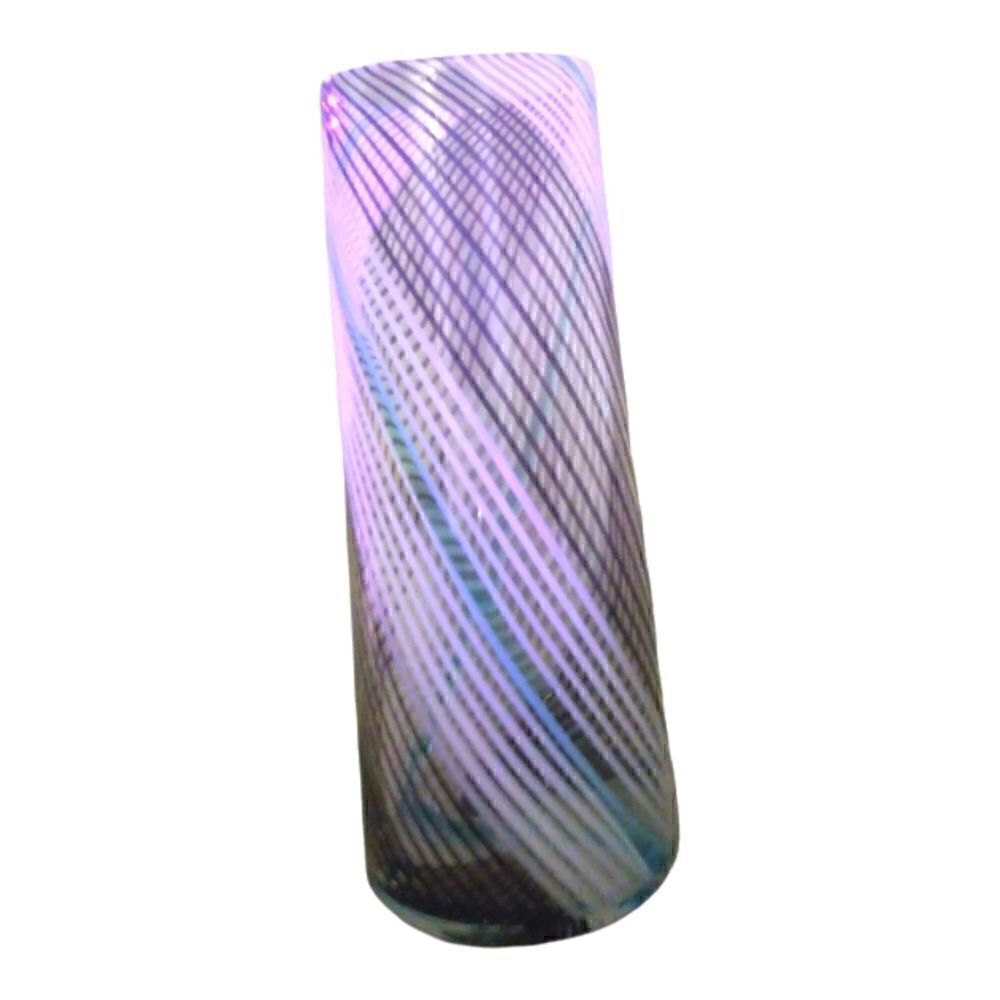 VASE MURANO Glass Dino Martens for Aureliano Toso Mezza Filigrana 1950's…